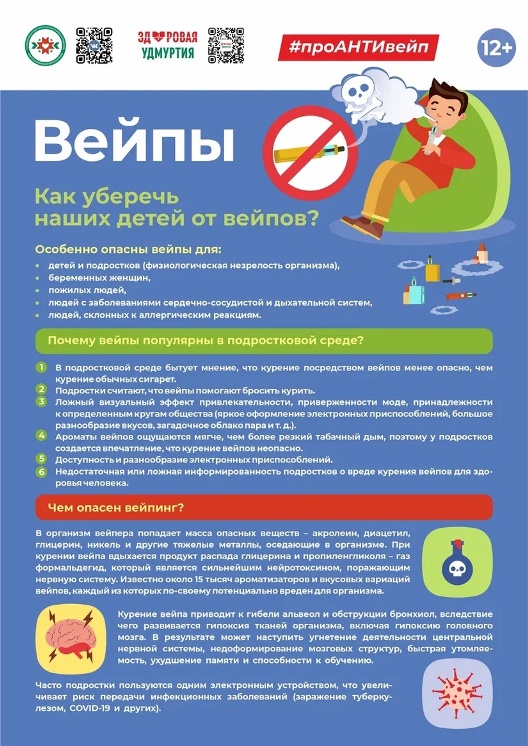 О профилактике употребления вейпов.